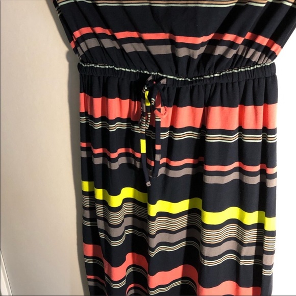 Ann Taylor Striped Tube Maxi Long dress - Picture 6 of 10